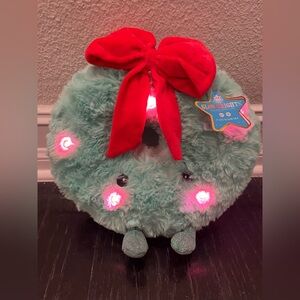 FAO Schwarz Glow Brights Holiday Wreath Plush